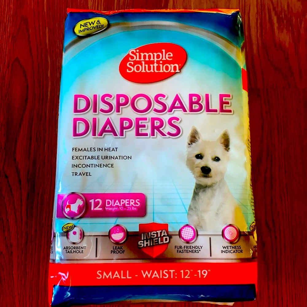 SIMPLE SOLUTIONS Disposable Diapers Small 12 pack